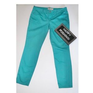 Teal L.E.I. Teal Skinny Jeans